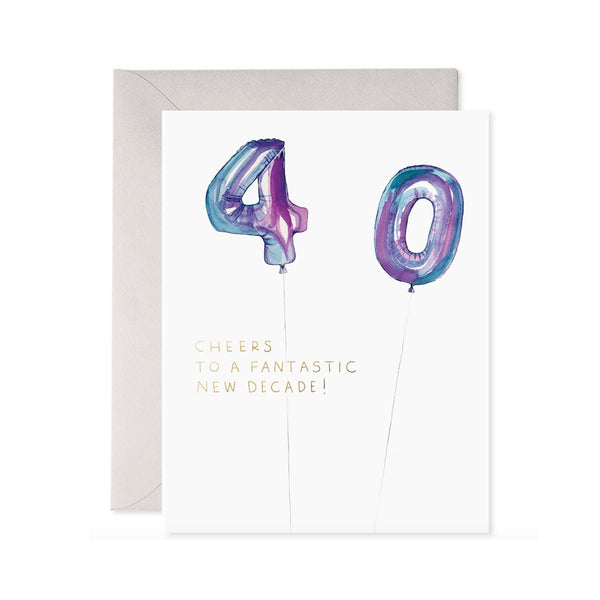 Birthday Card | Helium 40 | E.Frances Paper