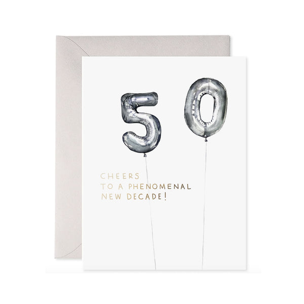 Birthday Card | Helium 50 | E.Frances Paper