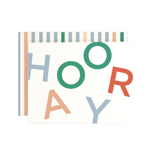 Birthday Card | Hooray Type Random | Amy Heitman - Kami Paper