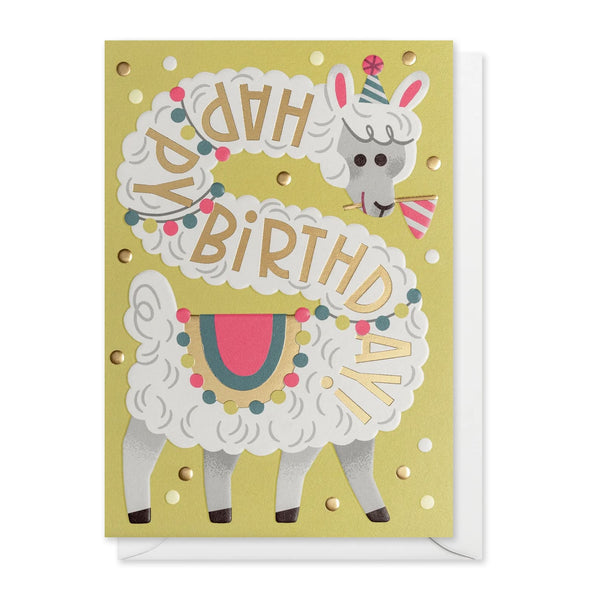 Birthday Card | Happy Birthday Llama | Lagom Design