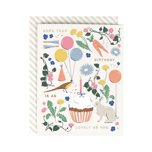 Birthday Card | Lovely As You | Amy Heitman - Kami Paper