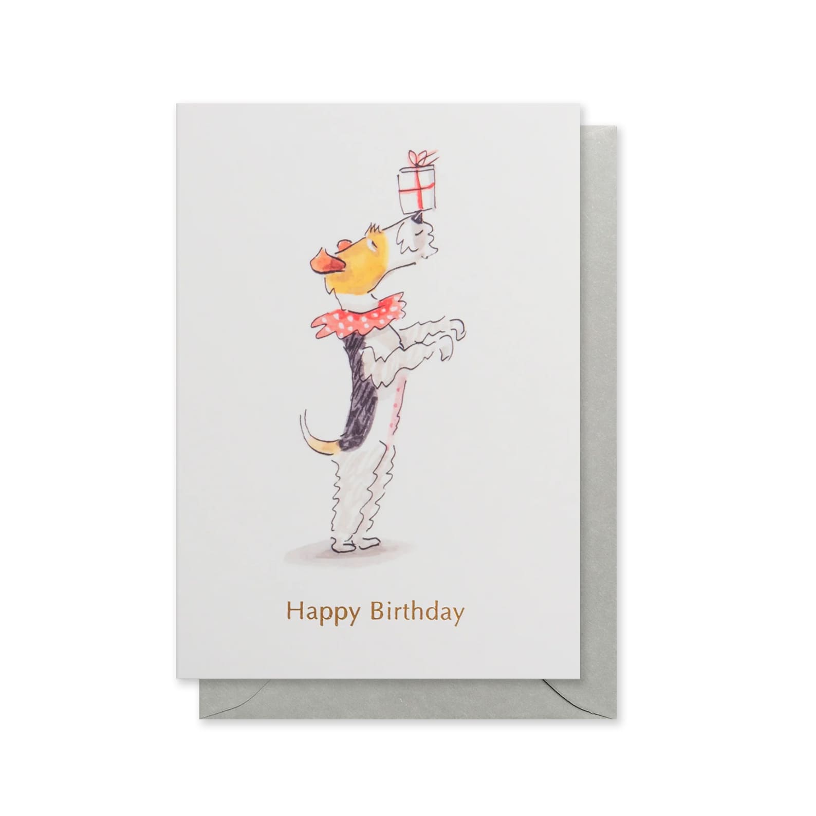 Birthday Card | Mini | Happy Birthday Balancing Dog | Lagom Design