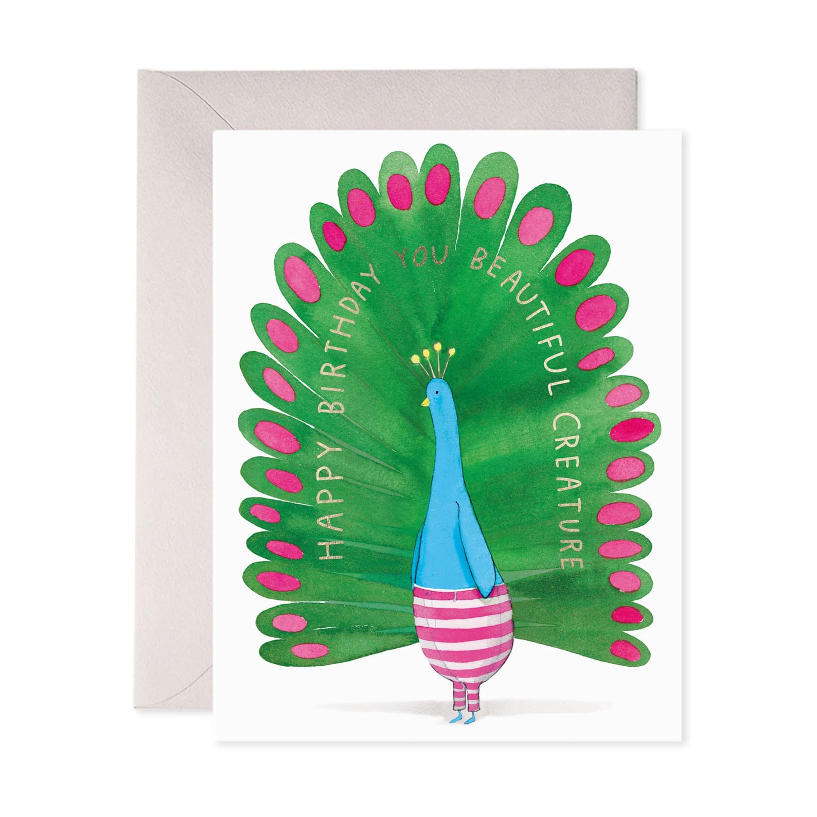 Birthday Card | Peacock Birthday | E.Frances Paper