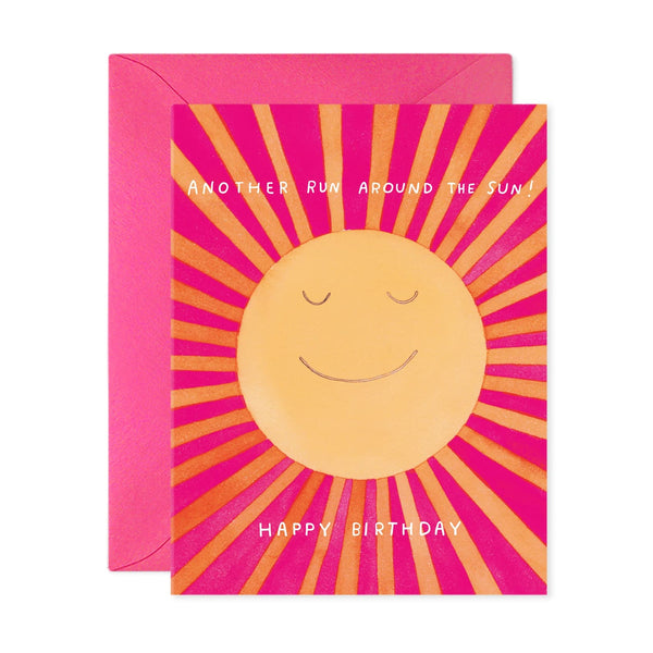 Birthday Card | Run Around The Sun | E.Frances Paper