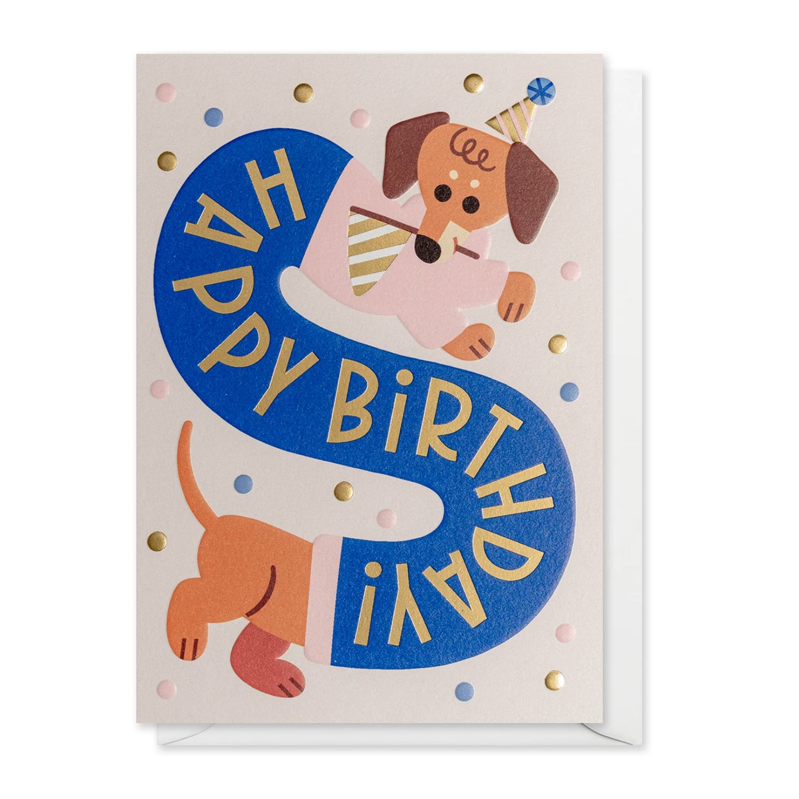 Birthday Card | Happy Birthday Sausage Dog | Lagom Design