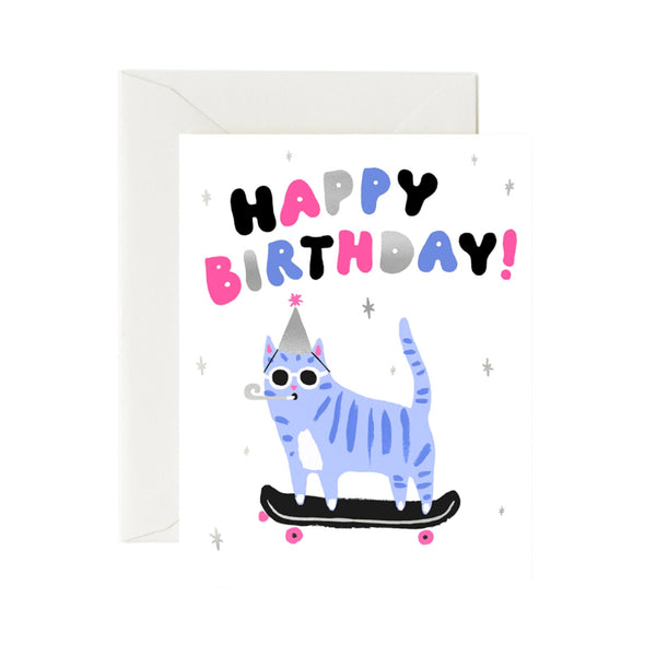 Copy of Birthday Card | Skater Cat | Idlewild Co.