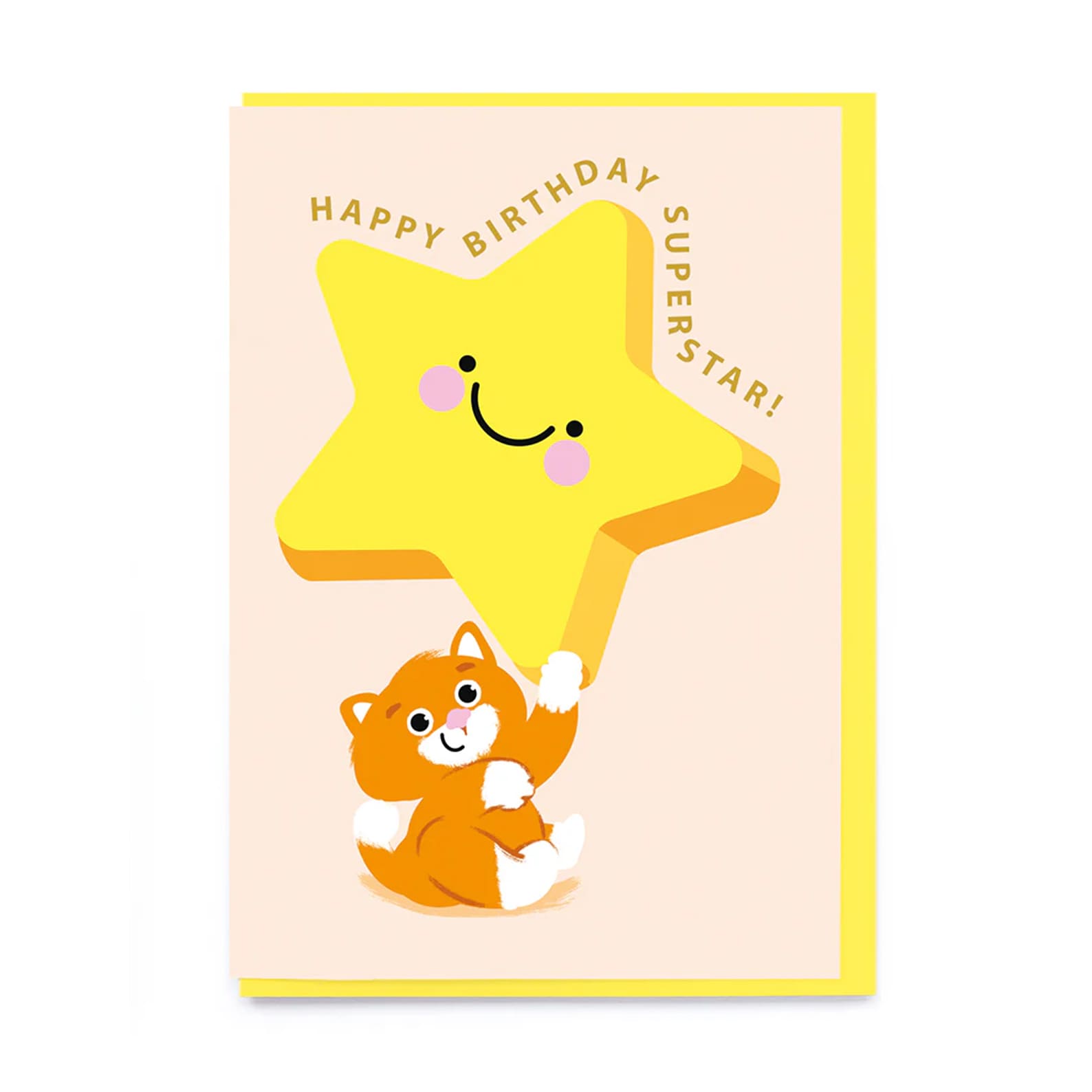 Birthday Card | Superstar Kitty | Noi Publishing