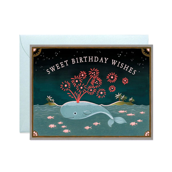 Birthday Card | Whale | Joojoo Paper