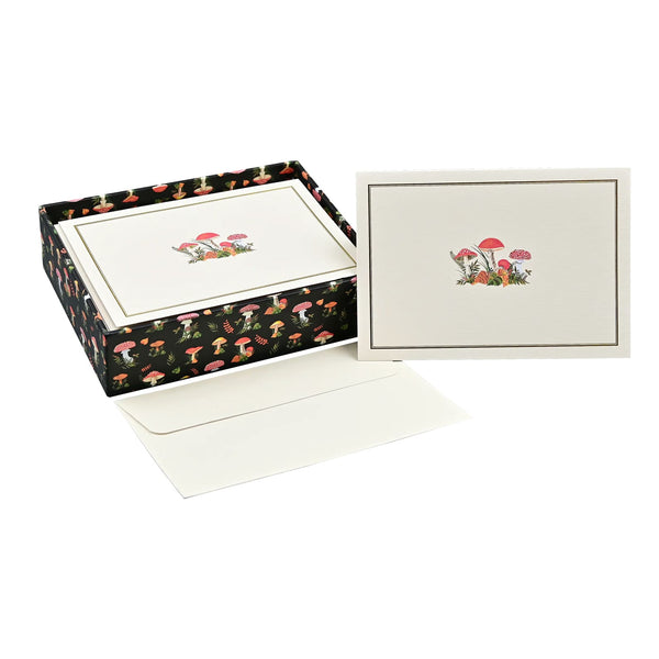 All Occasion Card | Boxed Set | Mushroom | Peter Pauper
