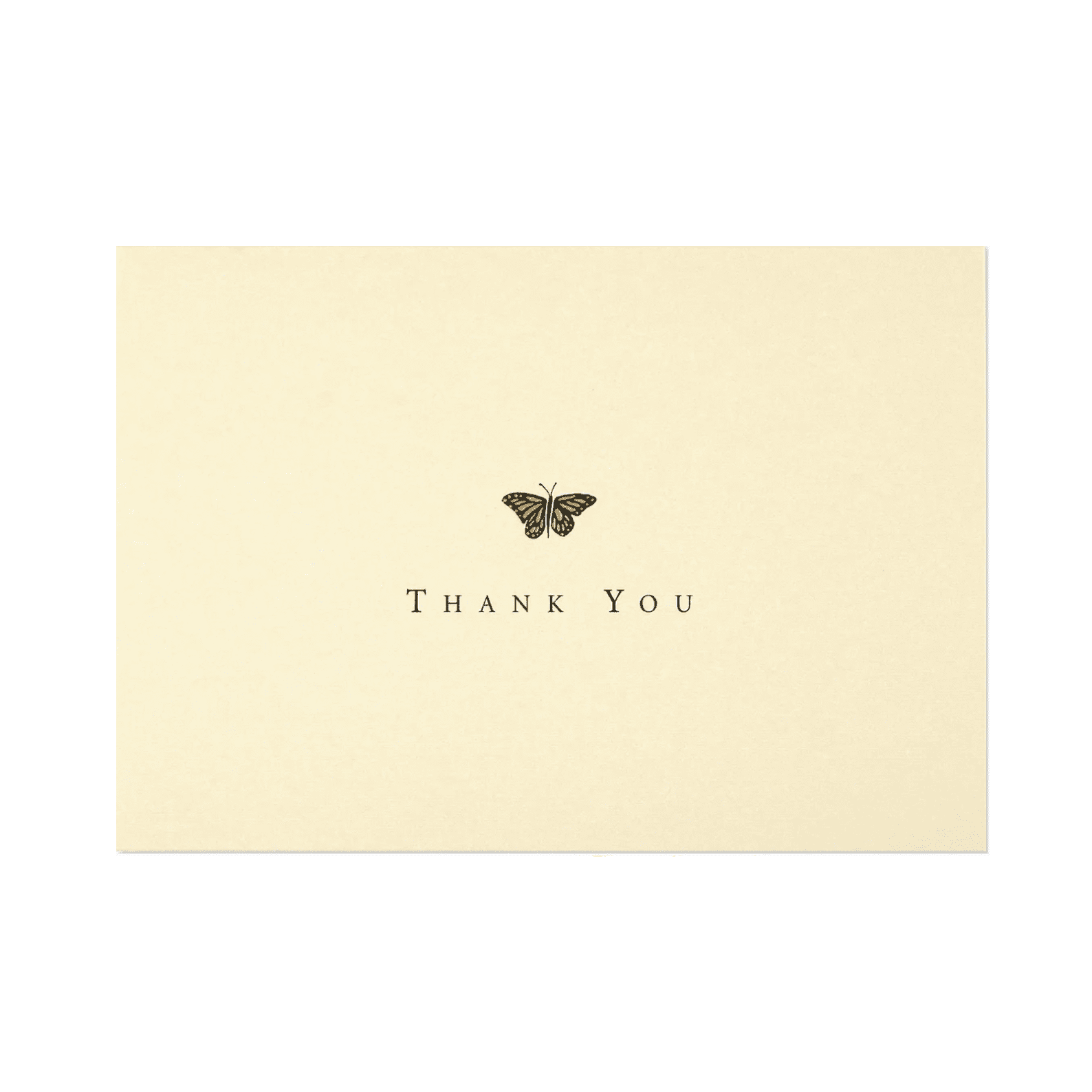 Thank You Card | Boxed Set | Thank You | Gold Butterfly | Peter Pauper Press