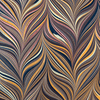 Brazilian Paper | Hand Marbled | Brown