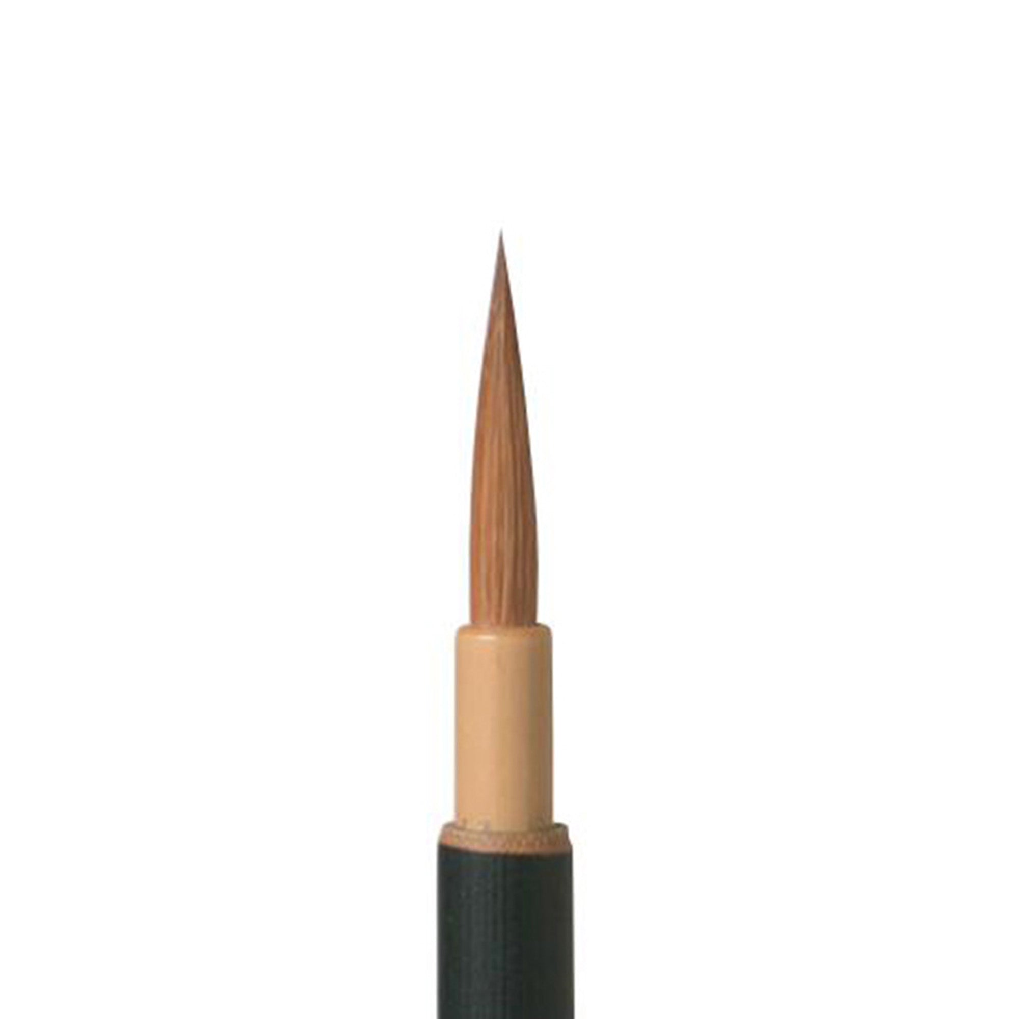 Brush | Black Weasel | Akashiya | 2 SIZE OPTIONS AVAILABLE - Kami Paper