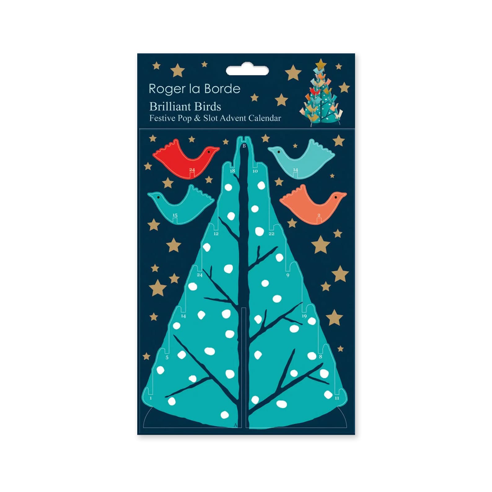 Advent Calendar | Pop & Slot 3D Scene | Brilliant Birds | Roger la Borde