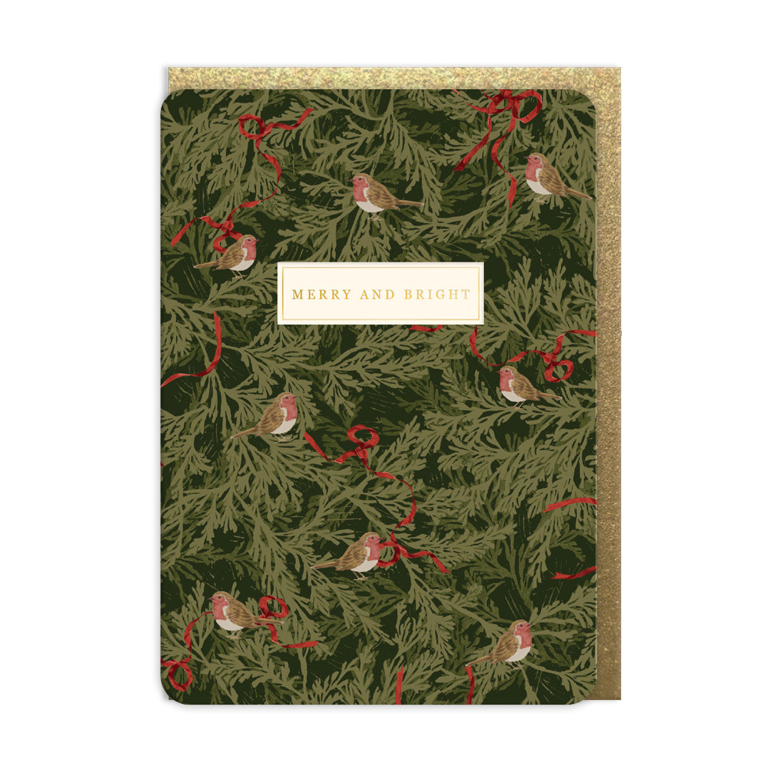 Christmas Card | Bows and Robins | Laura Ashley | Ohh Deer