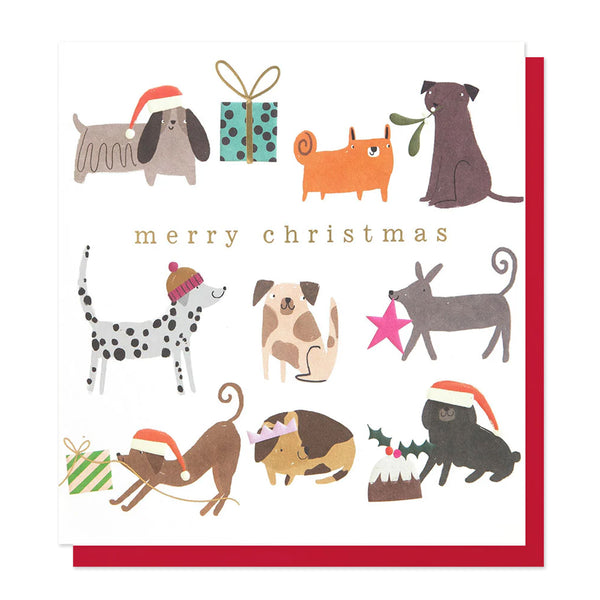 Christmas Card | Christmas Dogs Festive Activities | Caroline Gardener