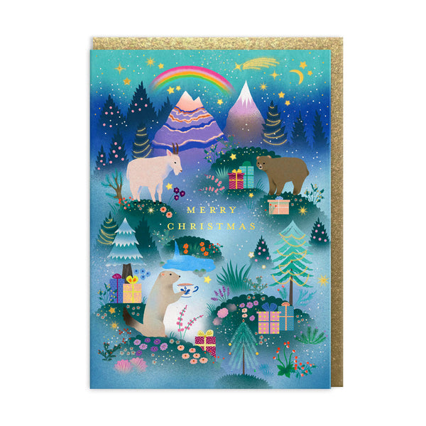 Christmas Card | Christmas Mountain | Ohh Deer