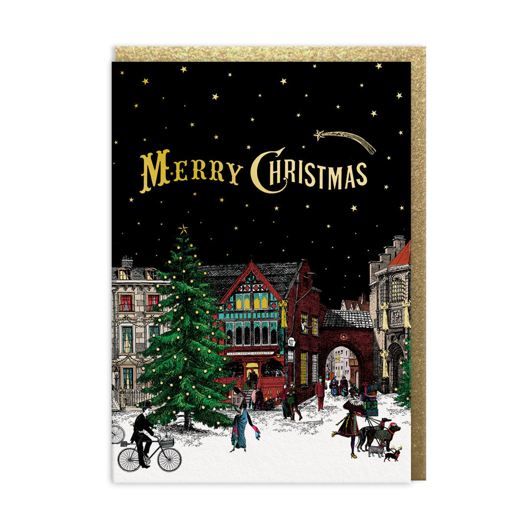 Christmas Card | Christmas Village | Ohh Deer
