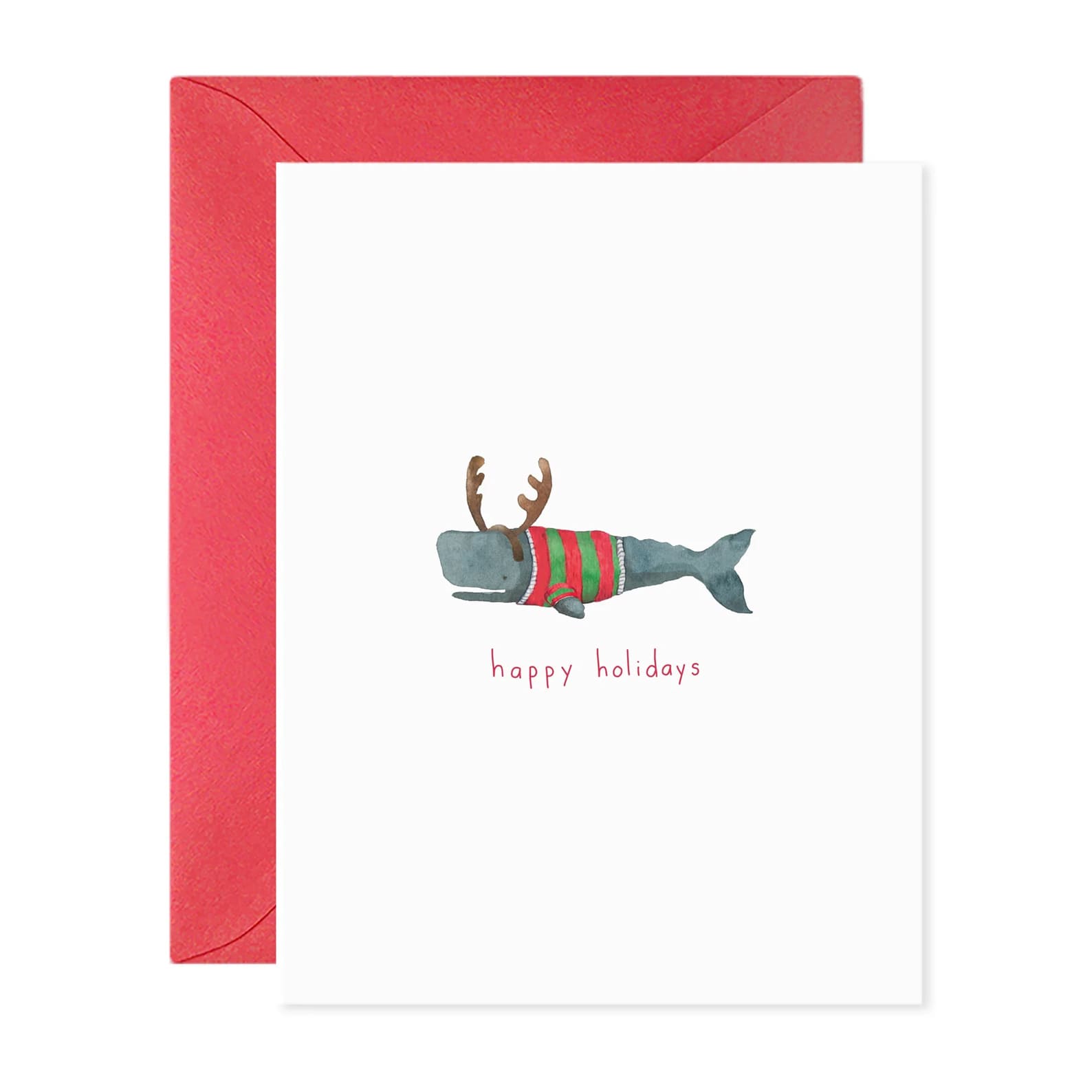 Christmas Card | Christmas Whale | E.Frances Paper