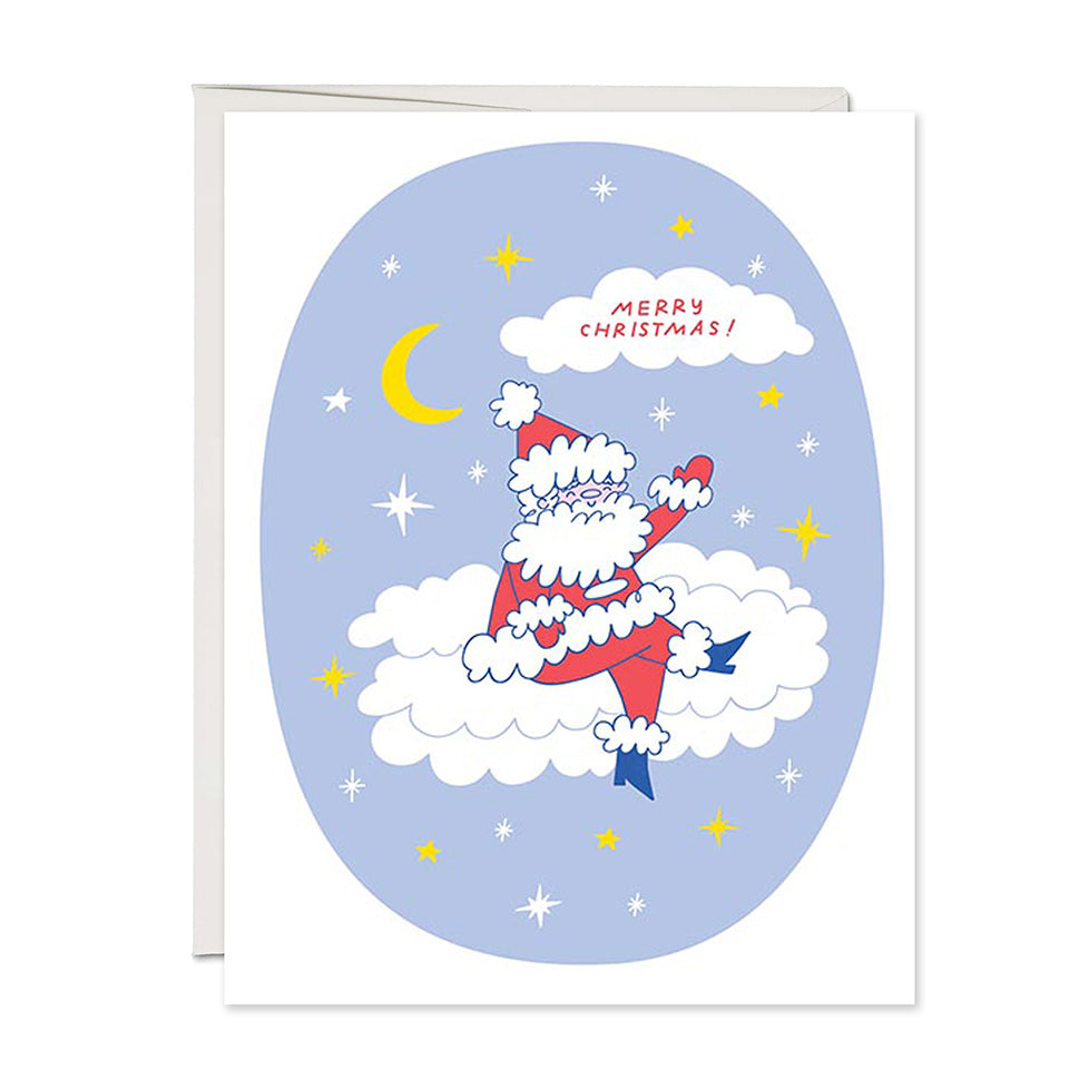 Christmas Card | Cloud Santa | The Good Twin