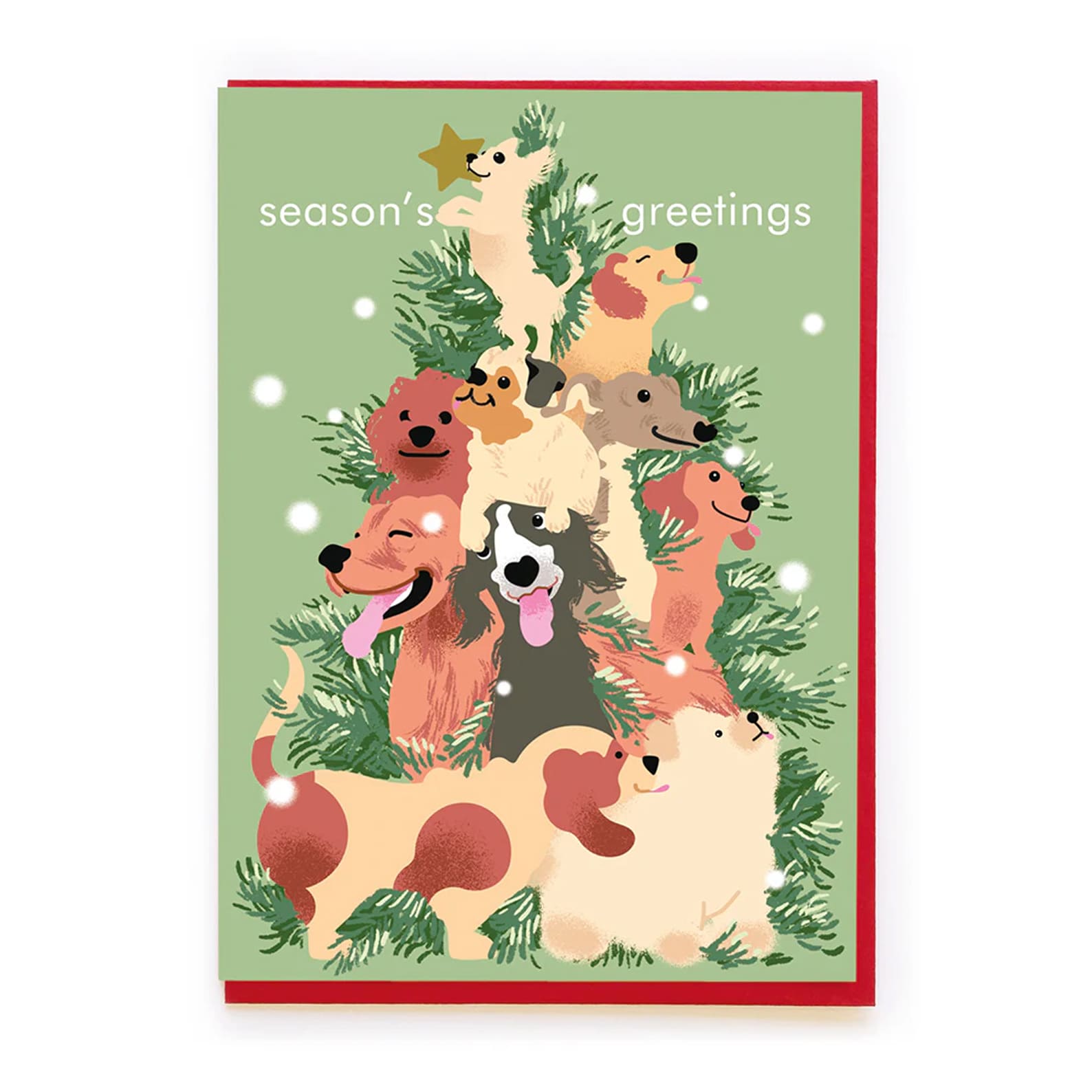 Christmas Card | Dog Christmas Tree | Noi Card