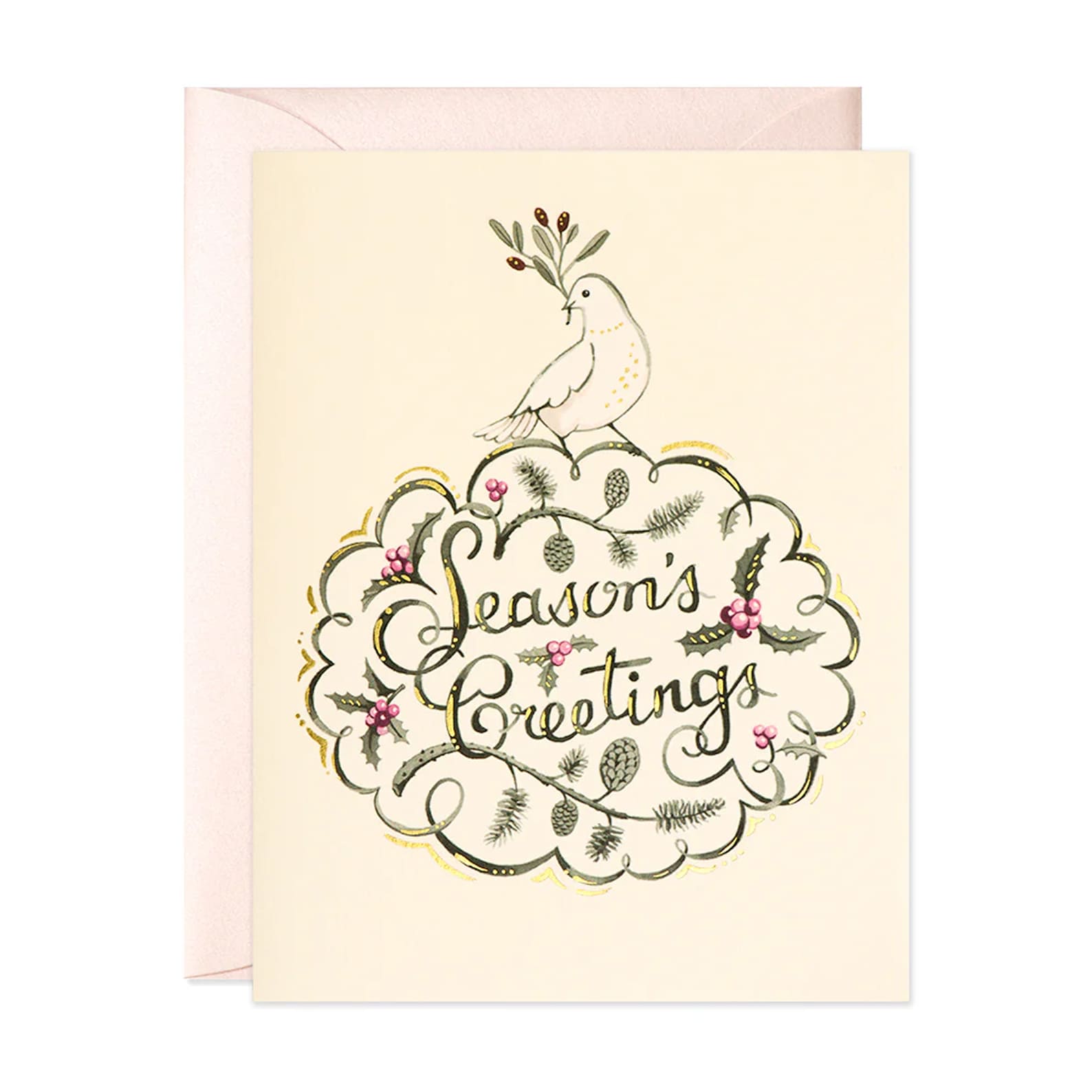 Christmas Card | Dove Season's Greetings | Joojoo Paper