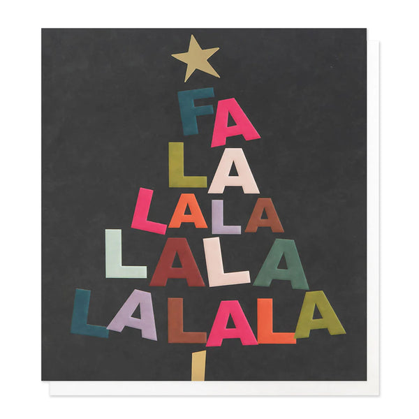 Christmas Card | Falalalala | Caroline Gardener