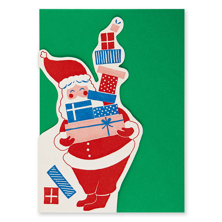 Christmas Card | Cut Out | Father Christmas and Presents | Archivist