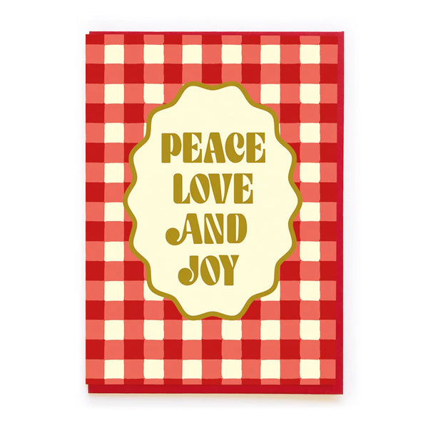 Christmas Card | Peace Love & Joy | Noi Card