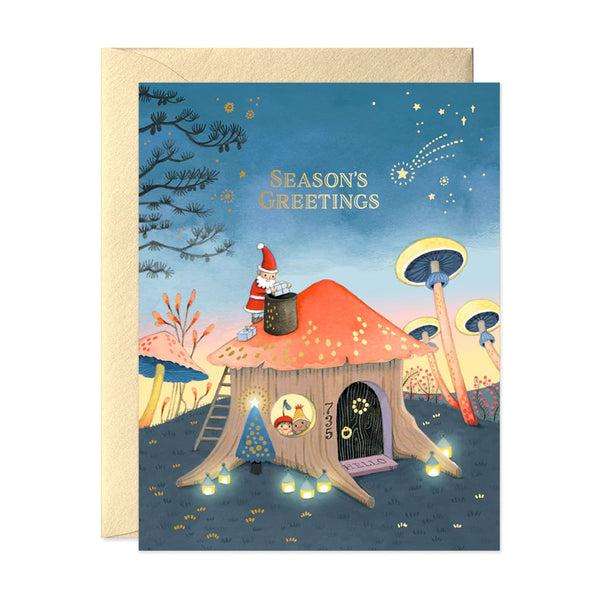 Christmas Card | Gnomes Holiday | Joojoo Paper