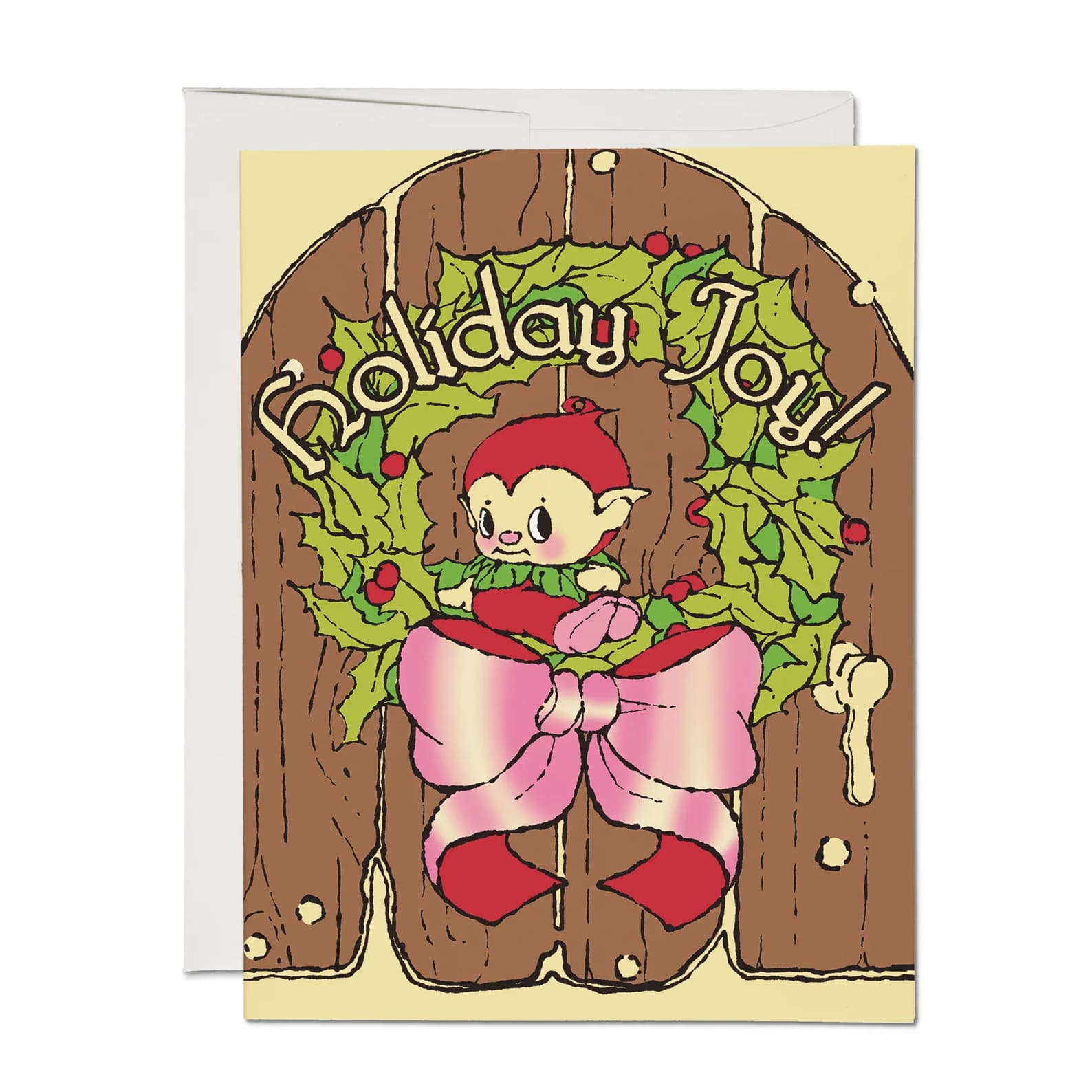 Christmas Card | Holiday Joy | Red Cap Cards