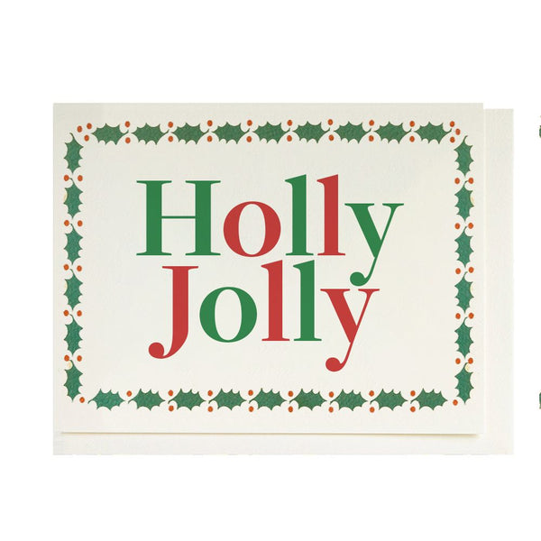 Christmas Card | Holly Jolly | Archivist