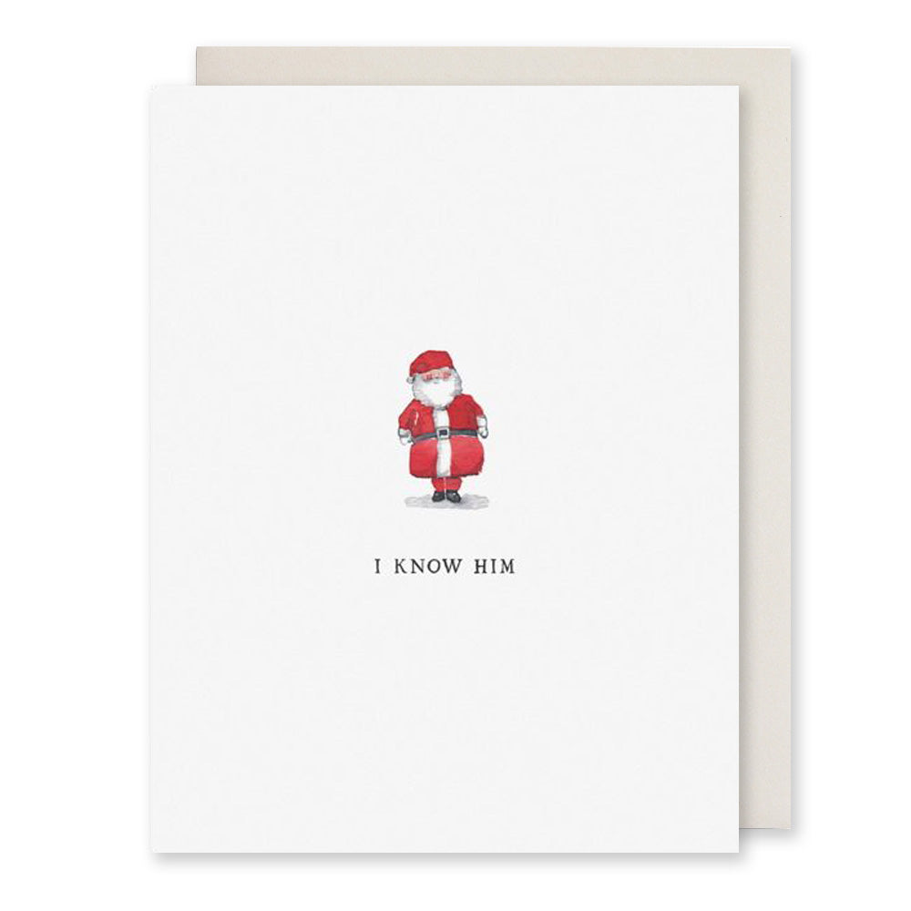 Christmas Card | I Know Him | E Frances Paper