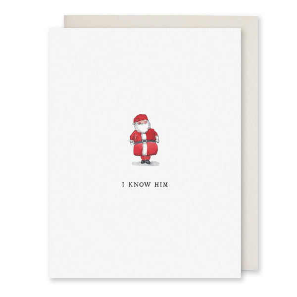 Christmas Card | I Know Him | E Frances Paper