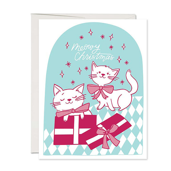 Christmas Card | Meowy Christmas | The Good Twin