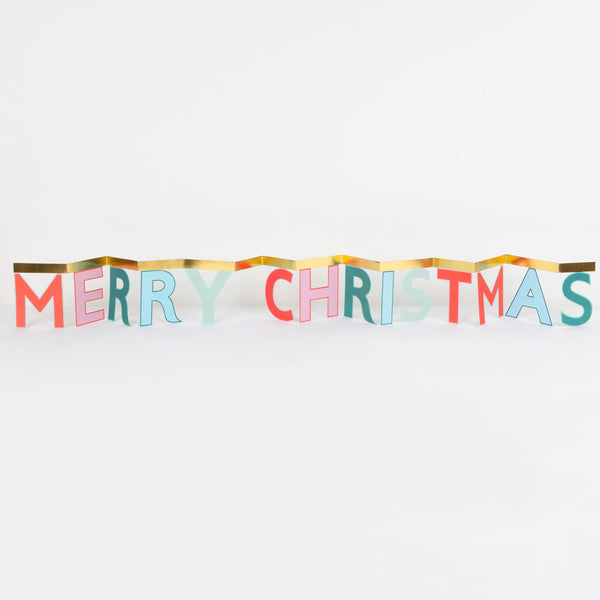 Christmas Card | Merry Christmas Concertina | Meri Meri
