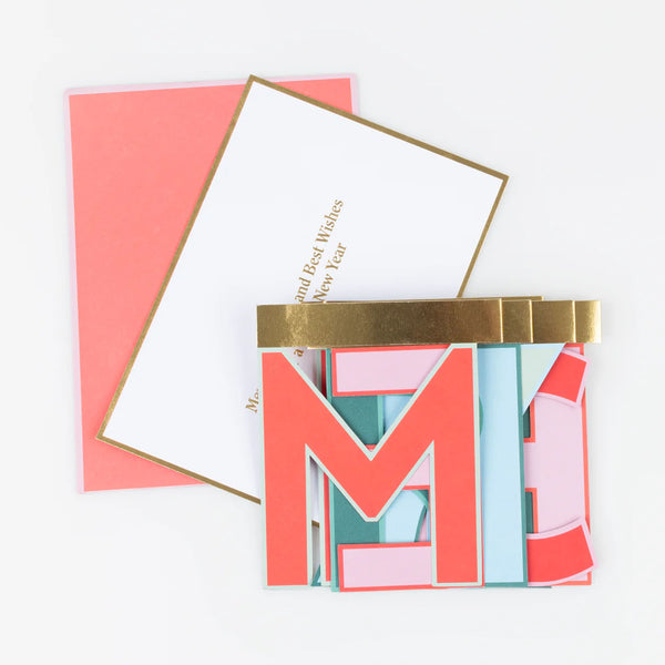 Christmas Card | Merry Christmas Concertina | Meri Meri