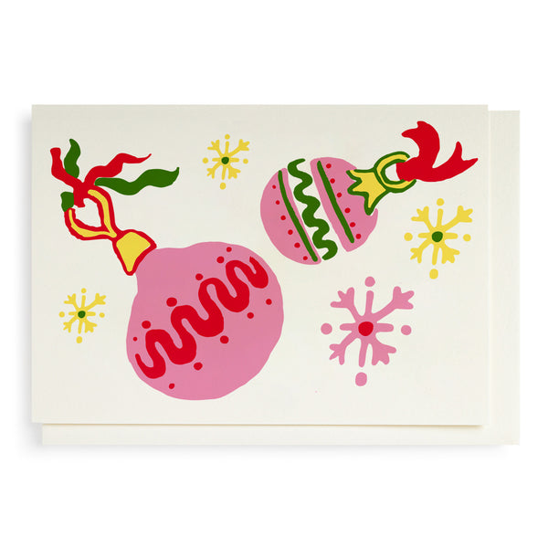 Christmas Card | Mini | Baubles | Archivist
