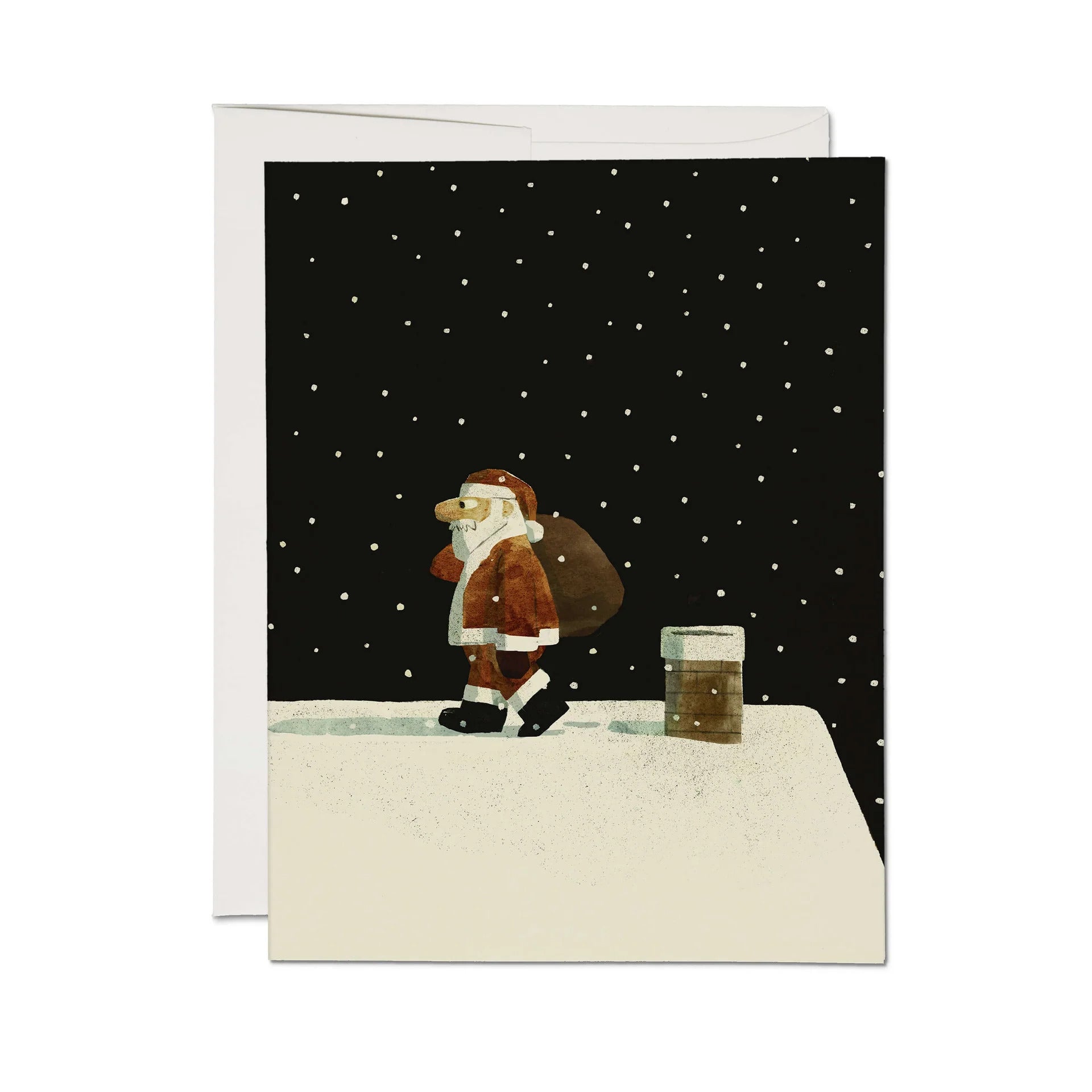 Christmas Card | On The House Top | Red Cap Cards