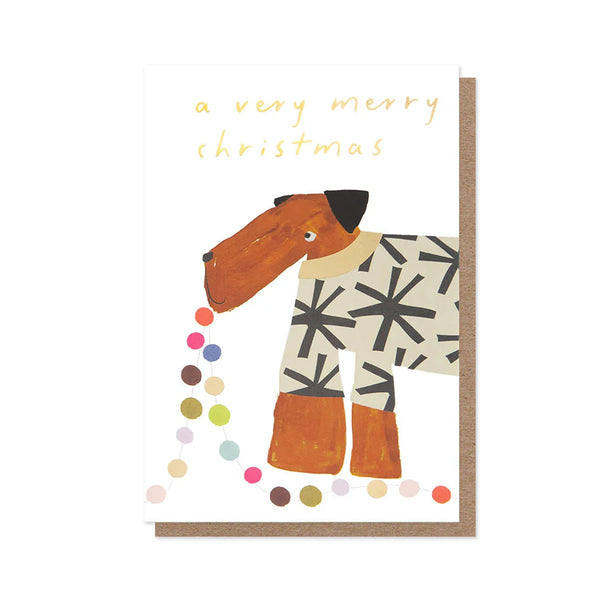 Christmas Card | Pack of 10 | A Very Merry Christmas Dog | Caroline Gardner
