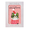 Christmas Card | Pack of 8 | Happy Christmas Cat | Stop The Clock