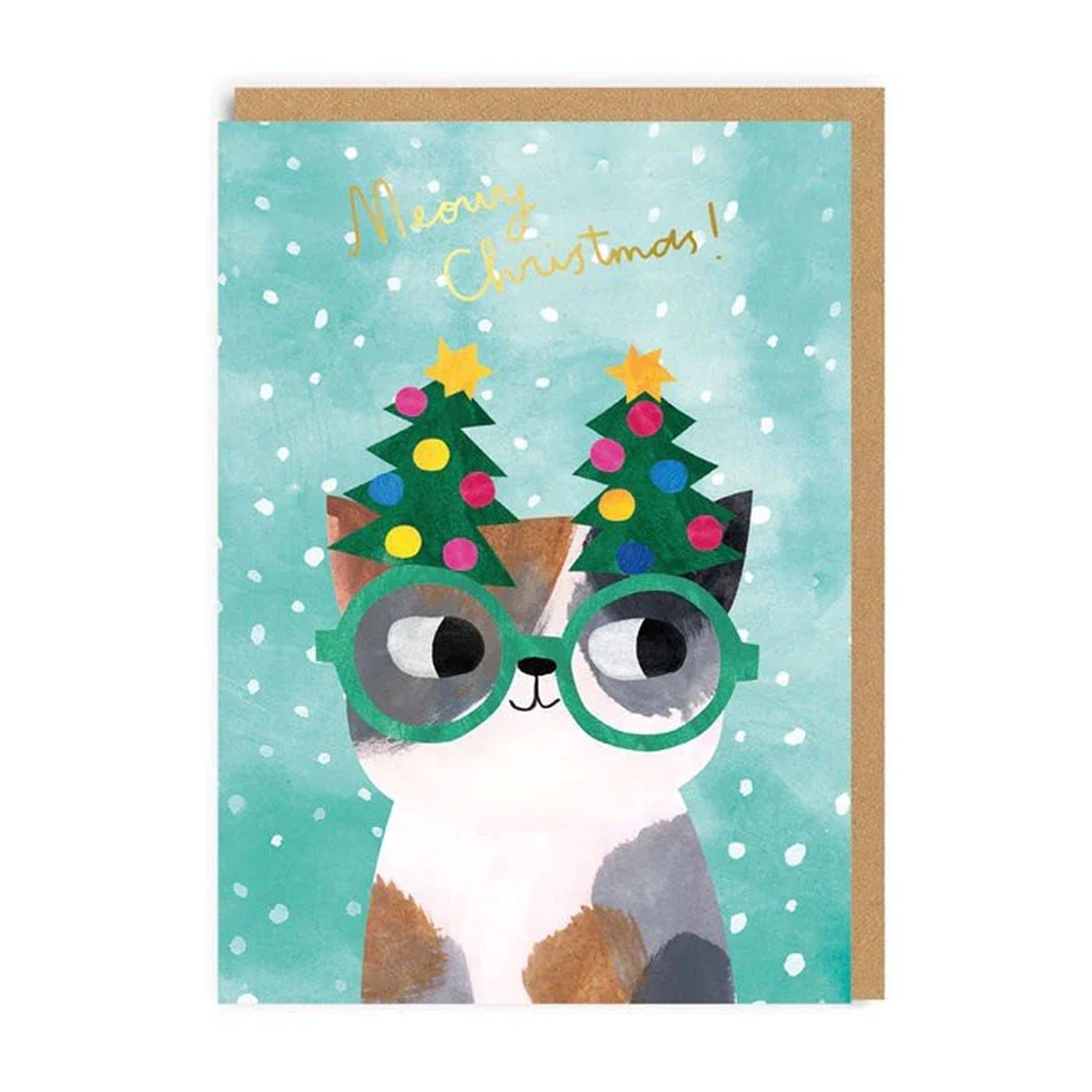 Christmas Card | Pack of 9 | Cats In Hats | Ohh Deer