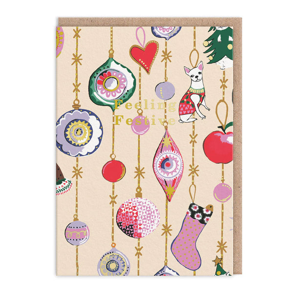 Christmas Card | Pack of 9 | Merry Christmas | Cath Kidston | Ohh Deer