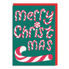 Christmas Card | Pack of 9 | Merry Christmas Candy Cane | Ohh Deer