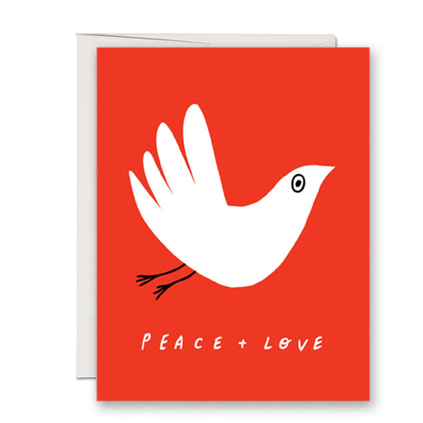 Christmas Card | Peace & Love | Badger & Burke