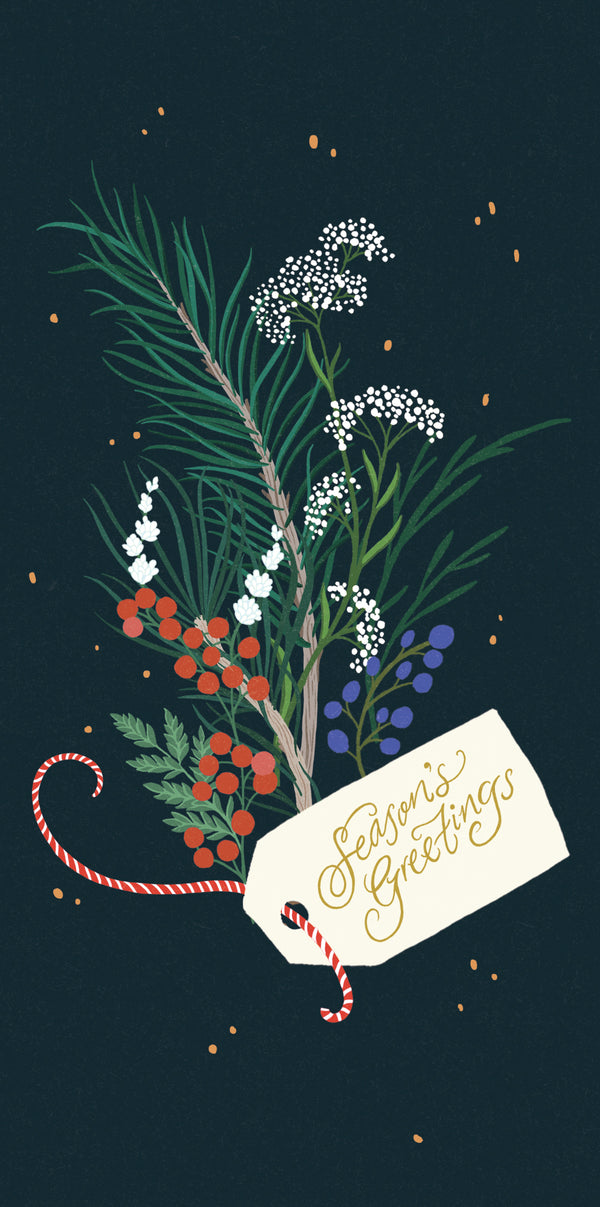 Christmas Card | 3D Pop up | Christmas Foliage | UWP Luxe