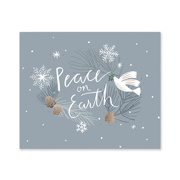 Christmas Card | 3D Pop up | Peace Dove | UWP Luxe