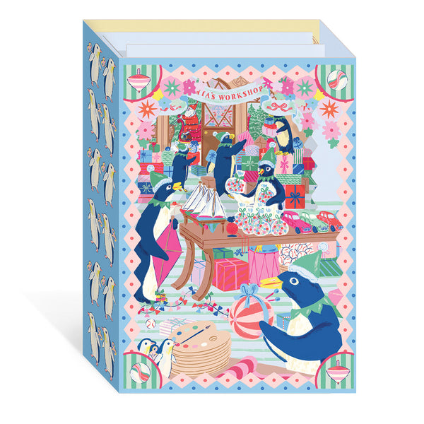 Christmas Card | 3D Pop Up Santa's Workshop | Ohh Deer