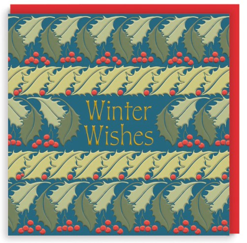 Christmas Card | Boxed Set of 9 | Festive Foliage | V & A | Ohh Deer