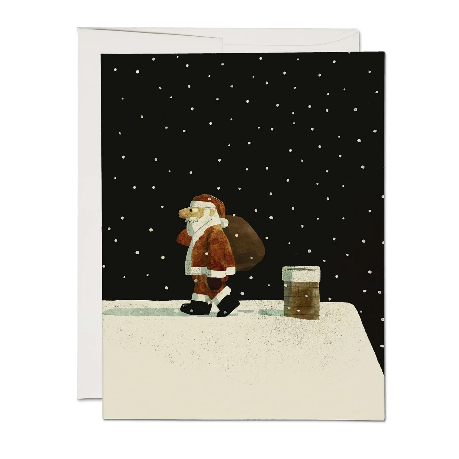Christmas Card | On The House Top | Red Cap Cards