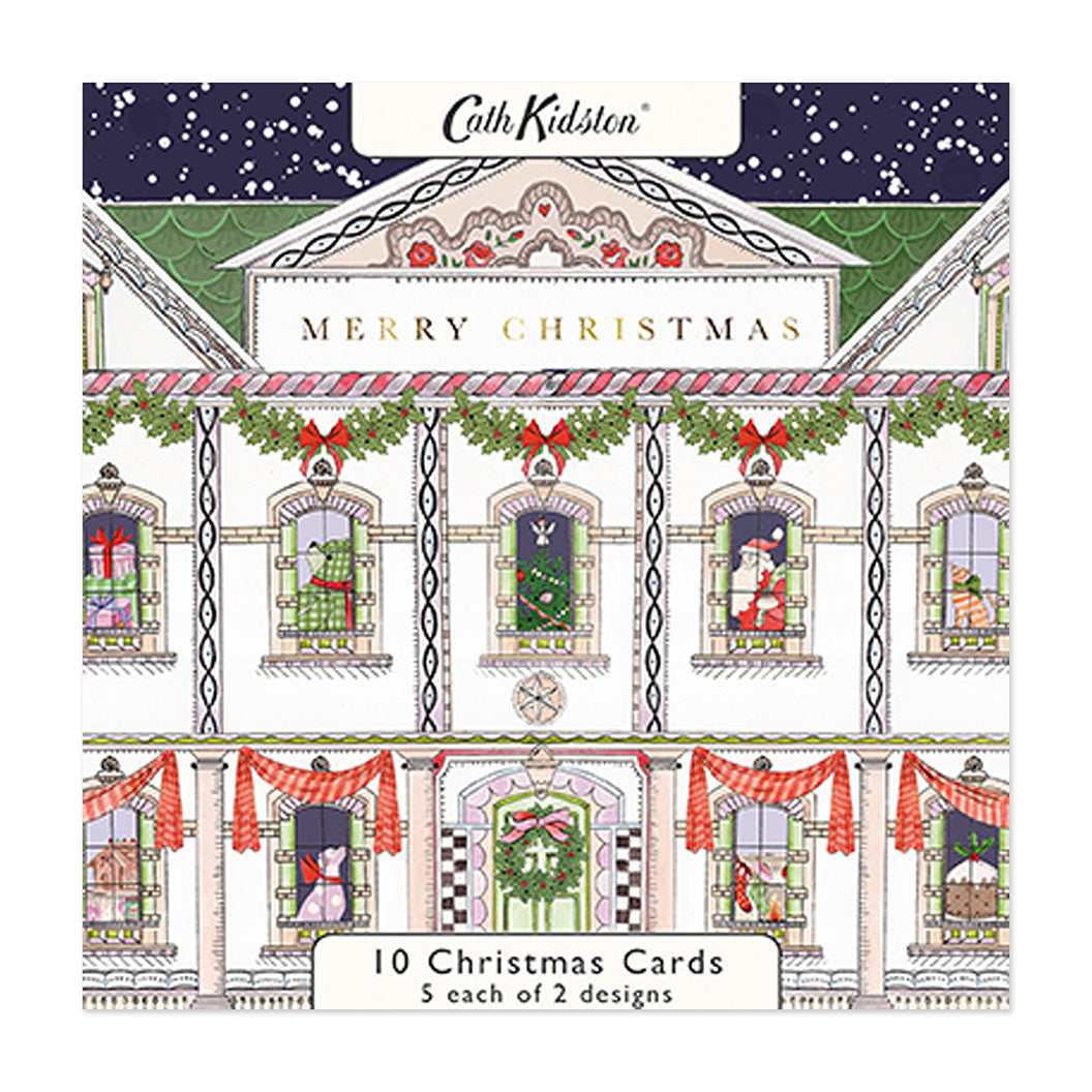 Christmas Card | Wallet of 10 | Decorations  | Cath Kidston | Ohh Deer
